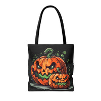 Slime Filled Halloween Jack-O-Lanterns Fall Vibes Tote Bag!