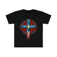 Independence Day Themed Cross Unisex Graphic Tees!