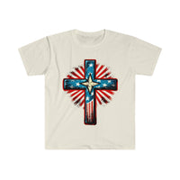 Independence Day Themed Cross Unisex Graphic Tees!