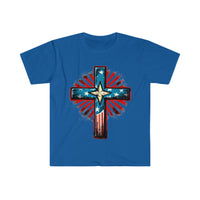 Independence Day Themed Cross Unisex Graphic Tees!