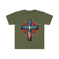 Independence Day Themed Cross Unisex Graphic Tees!