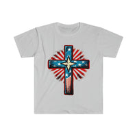 Independence Day Themed Cross Unisex Graphic Tees!