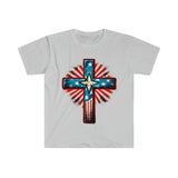Independence Day Themed Cross Unisex Graphic Tees!