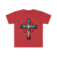 Independence Day Themed Cross Unisex Graphic Tees!