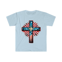 Independence Day Themed Cross Unisex Graphic Tees!