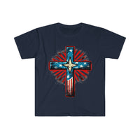 Independence Day Themed Cross Unisex Graphic Tees!