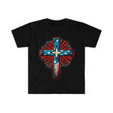 Independence Day Themed Cross Unisex Graphic Tees!