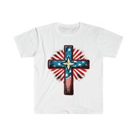 Independence Day Themed Cross Unisex Graphic Tees!