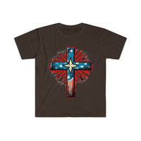 Independence Day Themed Cross Unisex Graphic Tees!