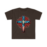 Independence Day Themed Cross Unisex Graphic Tees!