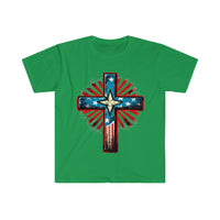 Independence Day Themed Cross Unisex Graphic Tees!