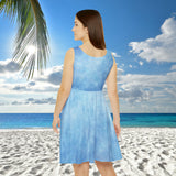 Blue Wash Women's Fit n Flare Dress! Free Shipping!!! New!!! Sun Dress! Beach Cover Up! Night Gown! So Versatile!