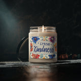 Spread Kindness Retro Star Stamp Scented Soy Candle, 9oz! Free Shipping! 9 Scents! 60 Hour Burn Time!!!