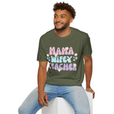 Mama Wifey Teacher Unisex Graphic Tees! All New Heather Colors!!! Free Shipping!!! Back To School!