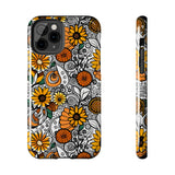 Retro Autumn Daisey's Fall Vibes Tough Phone Cases!