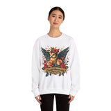 Valentines Day Cupid University Owl 1971 Unisex Sweatshirt! Retro! Plus Sizes Available!