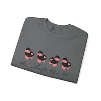 Valentines Day He Left The 99... Pink Sheep Edition Unisex Sweatshirt! Retro! Free Shipping!!!