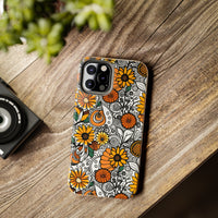 Retro Autumn Daisey's Fall Vibes Tough Phone Cases!