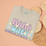 Mama Wifey Teacher Unisex Graphic Tees! All New Heather Colors!!! Free Shipping!!! Back To School!