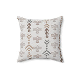 Western/Boho Grey Arrows and Thunderbirds Square Pillow!