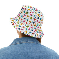 Retro Lady Bug Unisex Bucket Hat! Free Shipping! Made in The USA!