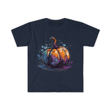 Watercolor Pumpkin Halloween Fall Vibes Unisex Graphic Tees!