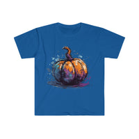 Watercolor Pumpkin Halloween Fall Vibes Unisex Graphic Tees!