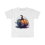 Watercolor Pumpkin Halloween Fall Vibes Unisex Graphic Tees!