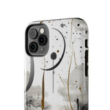 Ink Drip Crescent Moon Boho Western Tough Phone Cases!