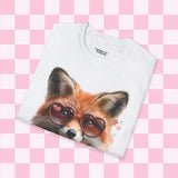 Retro Fox Sunglasses Valentines Day T-Shirt! Valentines Day! Spring Vibes! Graphic Tees!