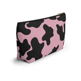 Lavender Cow Print Travel Accessory Pouch, Check Out My Matching Weekender Bag! Free Shipping!!!