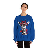 Valentines Day Giraffe Heart Unisex Sweatshirt! Plus Sizes Available!