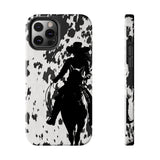 Cow Print Cowgirl Black and White Western Tough Phone Cases!