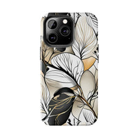 Neutral Autumn Leaves Fall Vibes Tough Phone Cases!