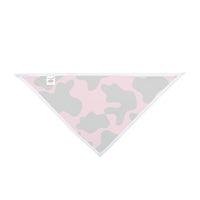 Black and Pink Cow Print Pet Bandana! Foxy Pets! Free Shipping!!!