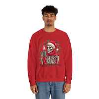 Have The day you Deserve Christmas edition Dead Inside Unisex Heavy Blend Crewneck Sweatshirt!