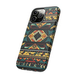 Black Aztec Tough Cases! Cellphone Cases! Multiple Sizes Available! Apple iPhone, Samsung Galaxy, and Google Pixel devices!