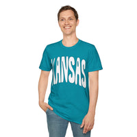 Kansas Groovy Unisex Graphic Tees! Summer Vibes! All New Heather Colors!!! Free Shipping!!!