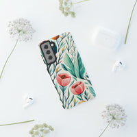 Pink Floral Tulips Phone Cases! New!!! Over 90 Phone Sizes To Choose From! Free Shipping!!!