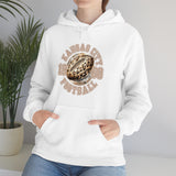 Kansas City Football Leopard Print Football Unisex Heavy Blend Hooded Sweatshirt! Football Season!