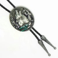 Western howling wolf Bolo Tie!