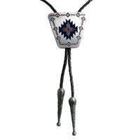 Aztec Trendy Bolo Tie Western Rodeo Cowboy Leather Dance Necktie!