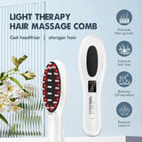 Electric Hair Growth and Scalp Health Massage Comb with Red/Blue Light Therapy