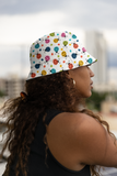 Retro Lady Bug Unisex Bucket Hat! Free Shipping! Made in The USA!