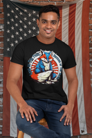 Land of The Free Because of The Brave Fox Version Unisex Graphic Tees! Independence Day!