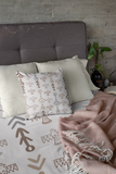 Western/Boho Grey Arrows and Thunderbirds Square Pillow!