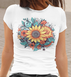 Sunflower Medley Summer Time Unisex Graphic Tees! Summer Vibes!