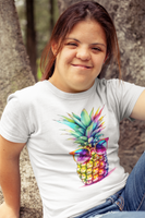 Pineapple Sunglasses Summer Time Fun Unisex Graphic Tees! Summer Vibes!