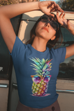 Pineapple Sunglasses Summer Time Fun Unisex Graphic Tees! Summer Vibes!