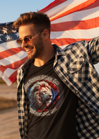 One Nation Under God Lion Independence Day Unisex Graphic Tees!